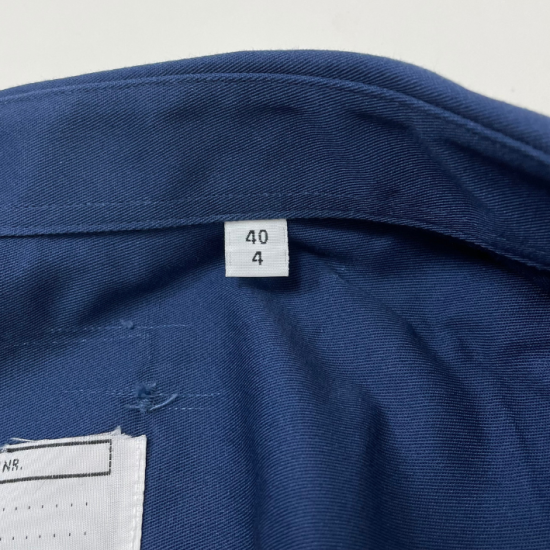 【レディース特価】オランダ警察 POLITIE ネイビー レディース ドレスシャツ 新品 -