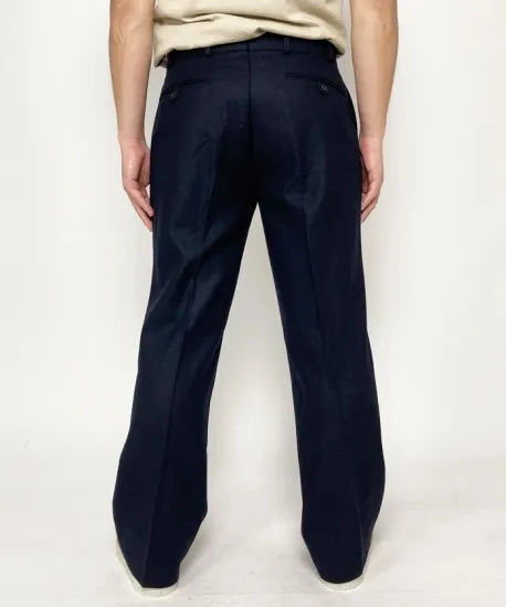 【ビッグ特価】イギリス警察 MDP/MGS ブラック ウール オフィサーパンツ 新品 232N-SB=