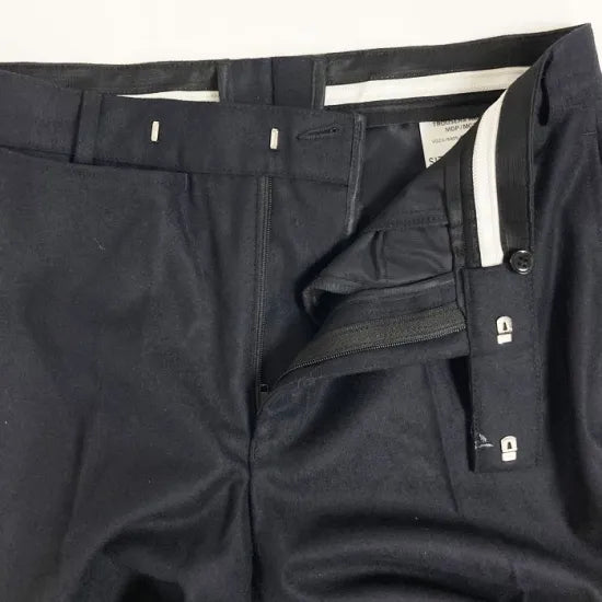 【ビッグ特価】イギリス警察 MDP/MGS ブラック ウール オフィサーパンツ 新品 232N-SB=
