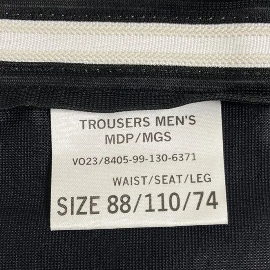 【ビッグ特価】イギリス警察 MDP/MGS ブラック ウール オフィサーパンツ 新品 232N-SB=