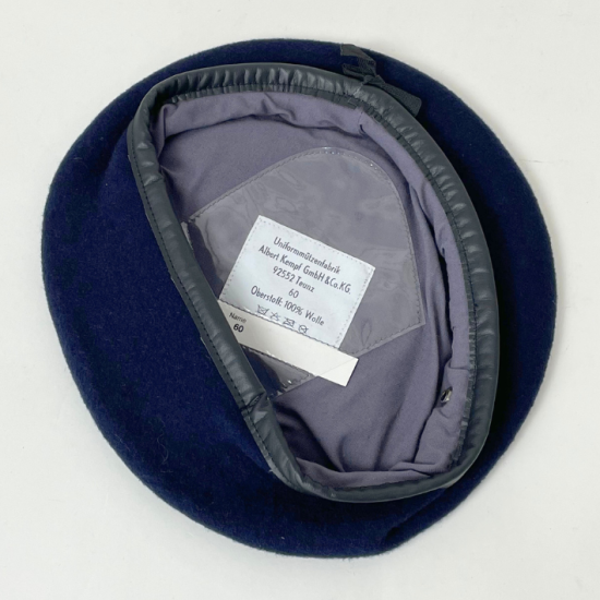 ドイツ軍 ネイビー ウール ベレー帽 新品 M53N-