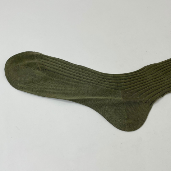 【2カラー】イタリア軍 マココットン ロングソックス 新品 68N-