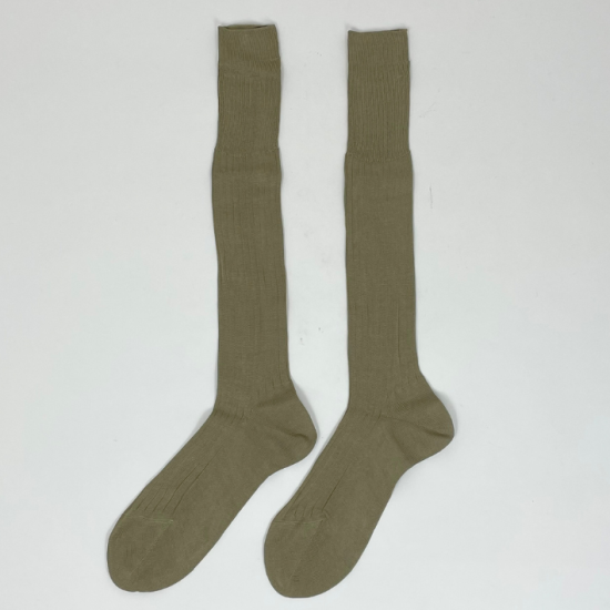 【2カラー】イタリア軍 マココットン ロングソックス 新品 68N-