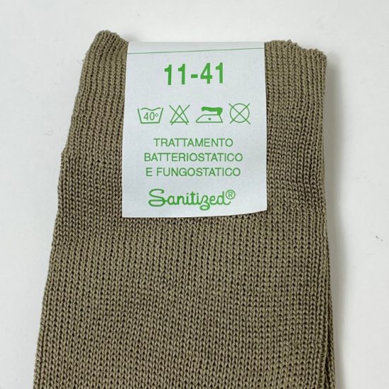 【2カラー】イタリア軍 マココットン ロングソックス 新品 68N-