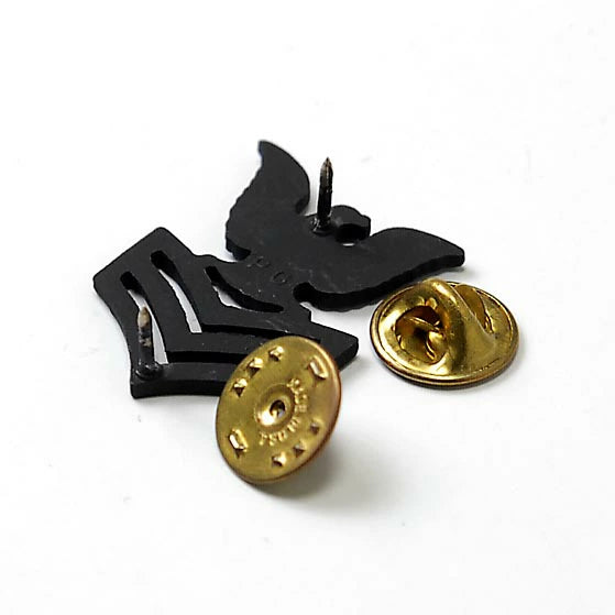 アメリカ海軍 U.S.NAVY ブラック ぺティーオフィサー 襟章ピンバッジ 新品 17NF-