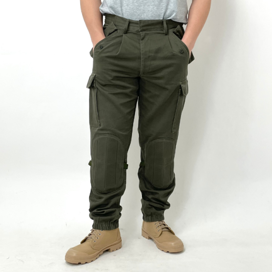 イタリア軍 OD ニーパッド付 コンバットパンツ USED 701U=