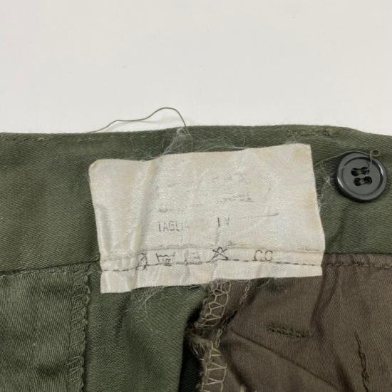 イタリア軍 OD ニーパッド付 コンバットパンツ USED 701U=