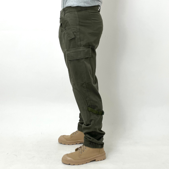 イタリア軍 OD ニーパッド付 コンバットパンツ USED 701U=