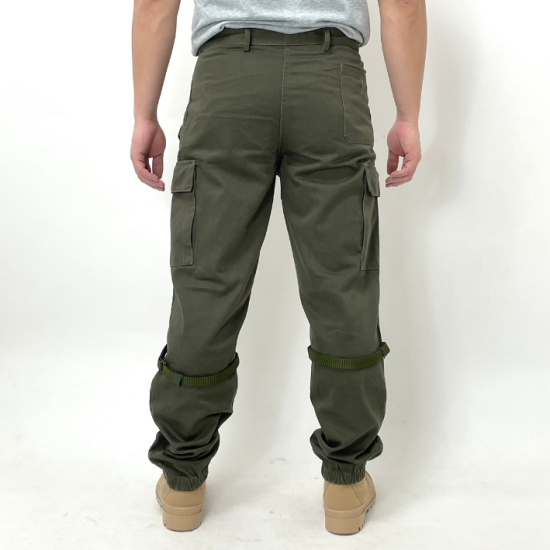 イタリア軍 OD ニーパッド付 コンバットパンツ USED 701U=