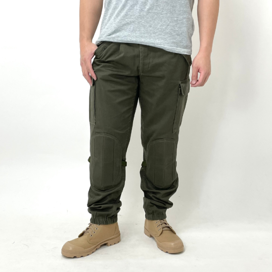 イタリア軍 OD ニーパッド付 コンバットパンツ USED 701U=