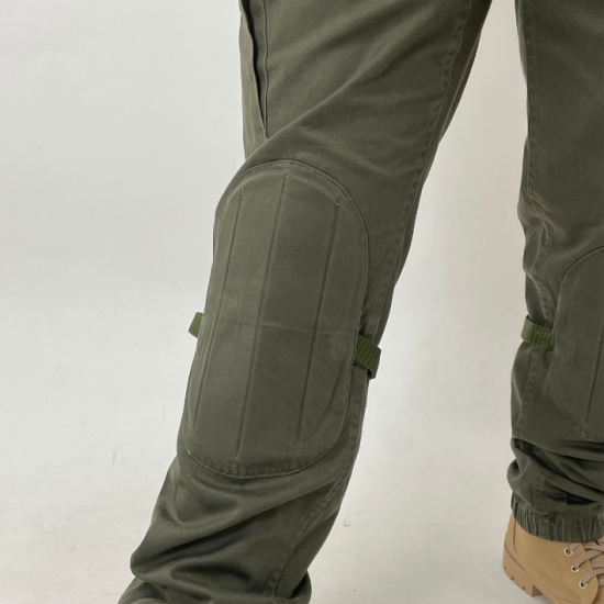 イタリア軍 OD ニーパッド付 コンバットパンツ USED 701U=