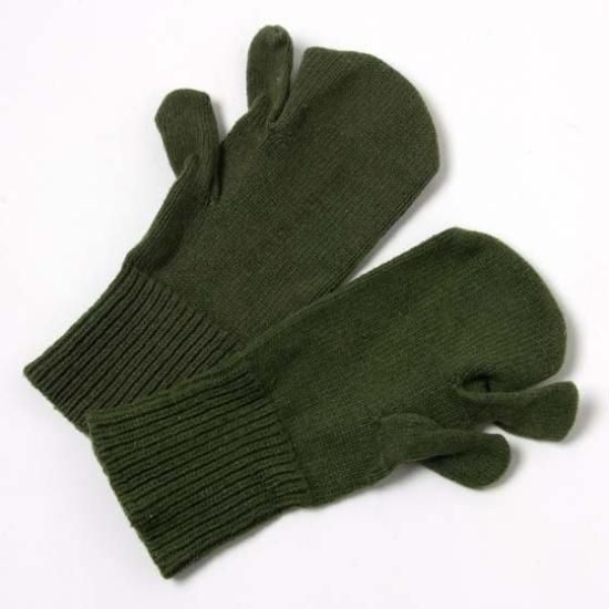 アメリカ軍 OD トリガーフィンガーミトン ライナーグラブ USED 27U-LINER-