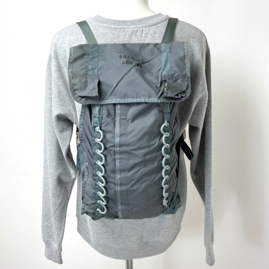 チェコ軍 グレー ビンテージ リメイク OVP80 パラシュートバッグ 新品 341N=