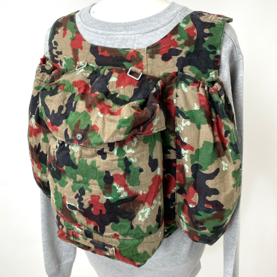 スイス軍 アルペンカモ リメイク バックパック USED 342U=