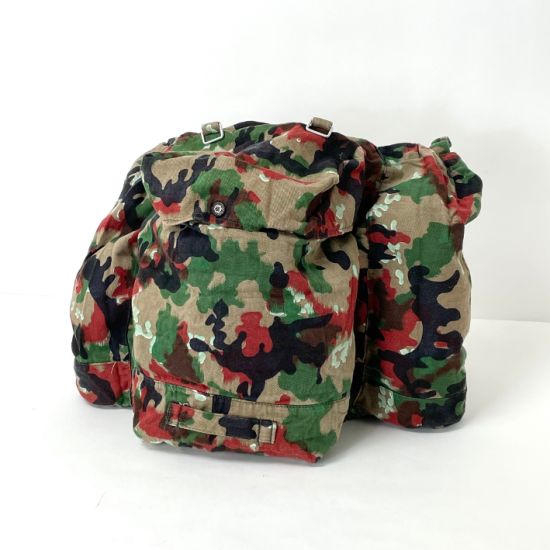 スイス軍 アルペンカモ リメイク バックパック USED 342U=