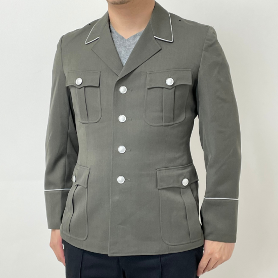 旧東ドイツ軍 NVA ARMY グレー ギャバジン ドレスジャケット 新品 G35N