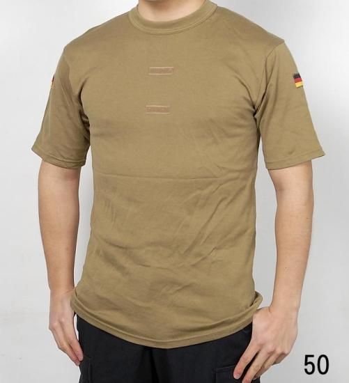 【スモール特価】ドイツ軍 ARMY フラッグワッペン付 Tシャツ ニアニュー T61N2-SB-