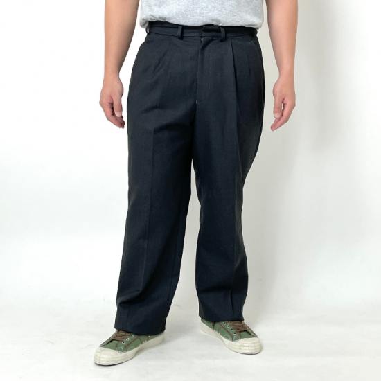 ドイツ軍 ダークグレー オフィサーパンツ USED 327GU=