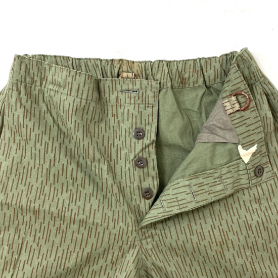旧東ドイツ軍 NVA レインドロップカモ ダブルニー カーゴパンツ 新品 =