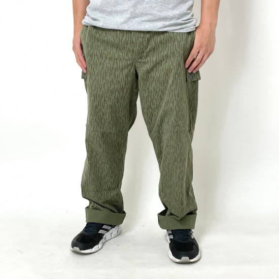 旧東ドイツ軍 NVA レインドロップカモ ダブルニー カーゴパンツ 新品 =