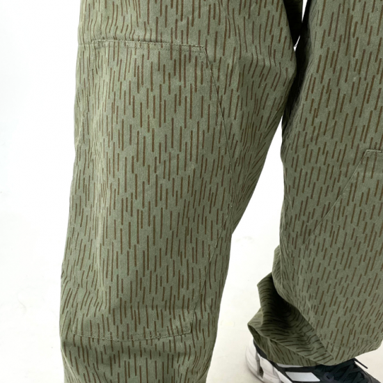 旧東ドイツ軍 NVA レインドロップカモ ダブルニー カーゴパンツ 新品 =