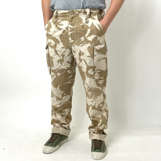 イギリス軍 DPM デザートカモ トロピカル コンバットパンツ USED 204U-SP=