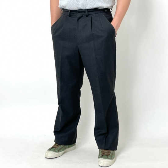 【ビッグ特価】ドイツ軍 ダークグレー オフィサーパンツ 新品 327GN-SB=