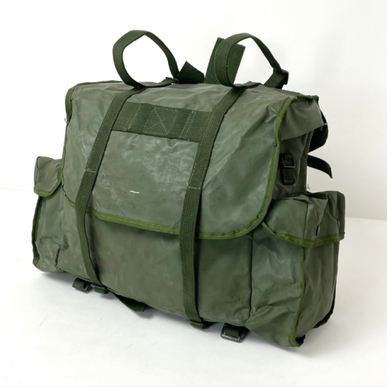 ベルギー軍 グリーン PVC ラックサック USED 343U