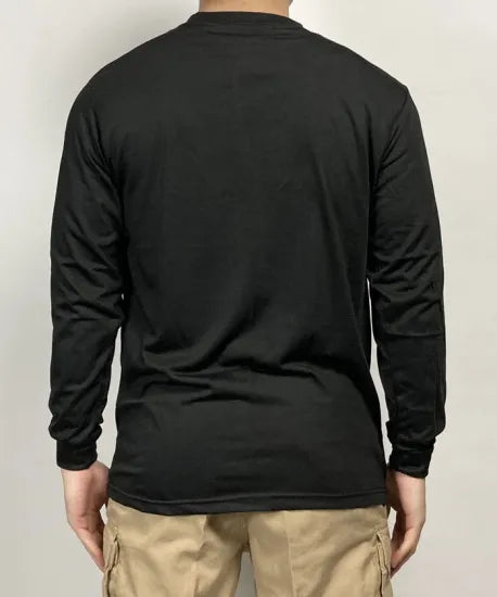 アメリカ軍 U.S.ARMY ブラック 後期型 APFU トレーニング ロングTシャツ USED T45BLU-