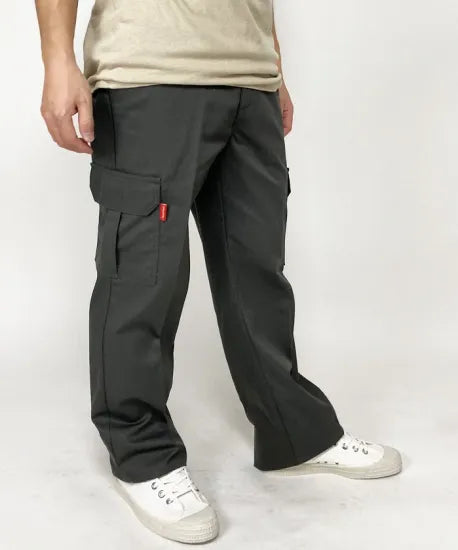 イギリス郵便 Royal Mail ダークグレー ワークパンツ USED 230U=