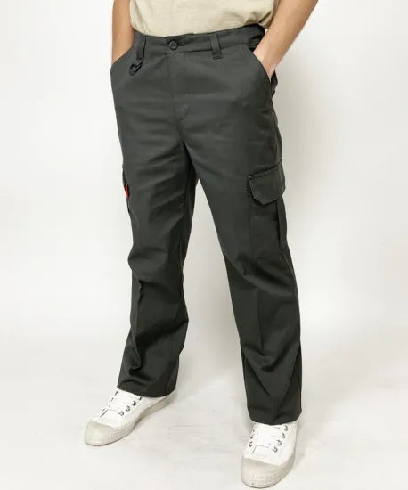 イギリス郵便 Royal Mail ダークグレー ワークパンツ USED 230U=