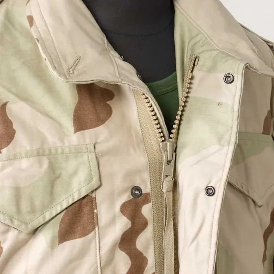 アメリカ軍 3カラーデザートカモ M-65 フィールドジャケット 上質USED A7N3