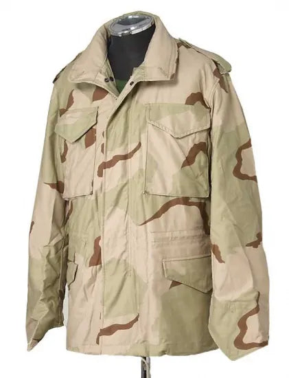 アメリカ軍 3カラーデザートカモ M-65 フィールドジャケット 上質USED A7N3