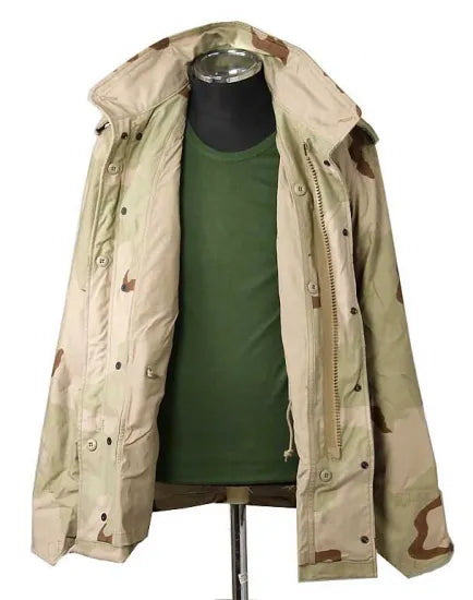 アメリカ軍 3カラーデザートカモ M-65 フィールドジャケット 上質USED A7N3