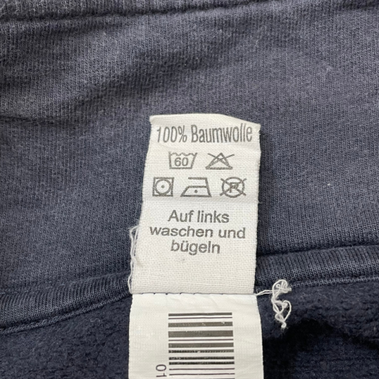 ドイツ消防 FEUERWEHR ネイビー ハーフジップ スウェットシャツ USED G36U=