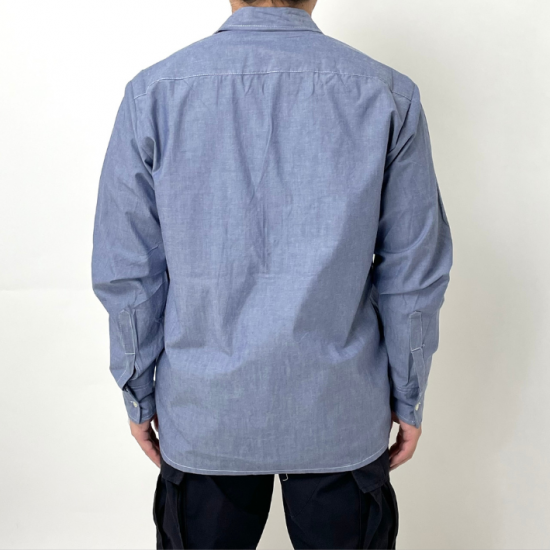 ドイツ NAVY ダンガリーシャツ 新品 -