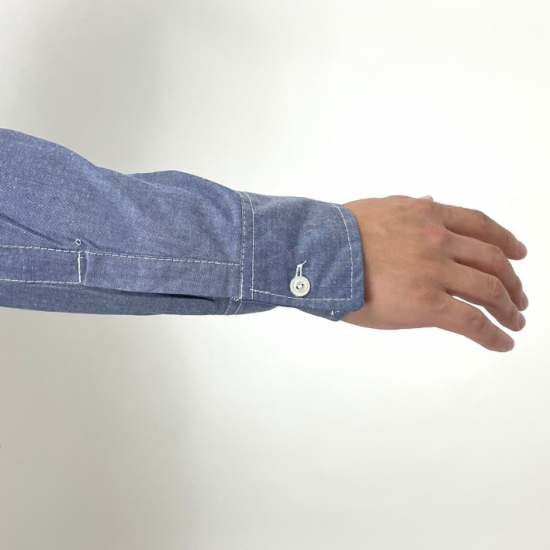 ドイツ NAVY ダンガリーシャツ 新品 -