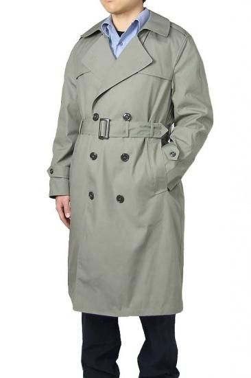 アメリカ海兵隊 USMC カーキ トレンチコート 上質USED