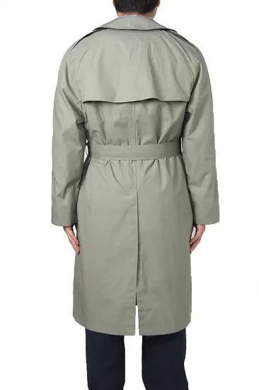 アメリカ海兵隊 USMC カーキ トレンチコート 上質USED