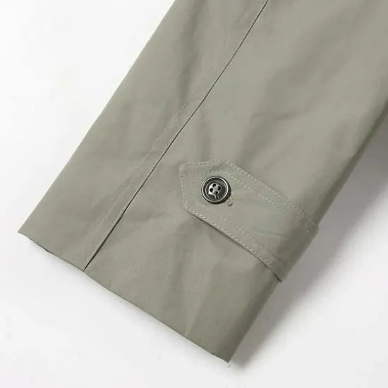 アメリカ海兵隊 USMC カーキ トレンチコート 上質USED