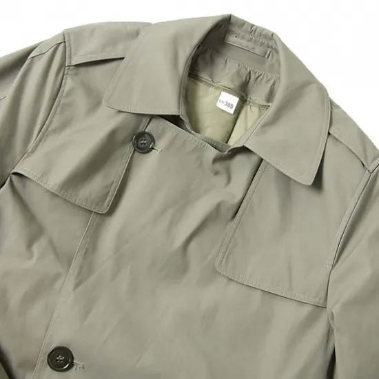 アメリカ海兵隊 USMC カーキ トレンチコート 上質USED