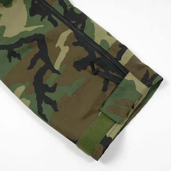 アメリカ軍 ウッドランドカモ GORE-TEX/ゴアテックス ECWCS Gen1 オーバーパンツ USED =