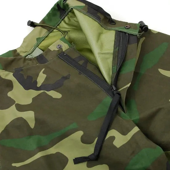 アメリカ軍 ウッドランドカモ GORE-TEX/ゴアテックス ECWCS Gen1 オーバーパンツ USED =