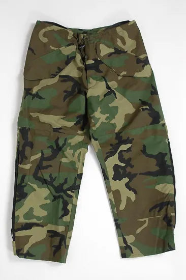 アメリカ軍 ウッドランドカモ GORE-TEX/ゴアテックス ECWCS Gen1 オーバーパンツ USED =