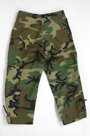 アメリカ軍 ウッドランドカモ GORE-TEX/ゴアテックス ECWCS Gen1 オーバーパンツ USED =