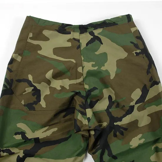 アメリカ軍 ウッドランドカモ GORE-TEX/ゴアテックス ECWCS Gen1 オーバーパンツ USED =