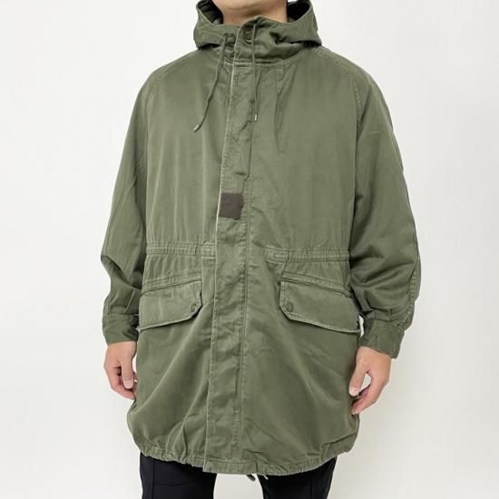 フランス軍 OD M-64 フィールドパーカー シェル単体 BランクUSED 424U2