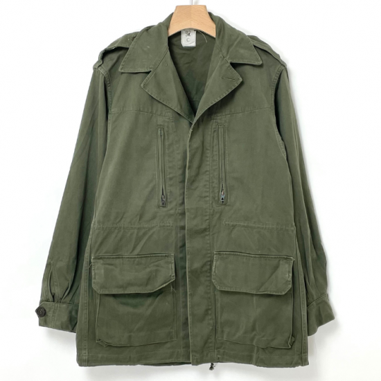 フランス軍 OD M-64 フィールドジャケット 初期型 USED F19VU