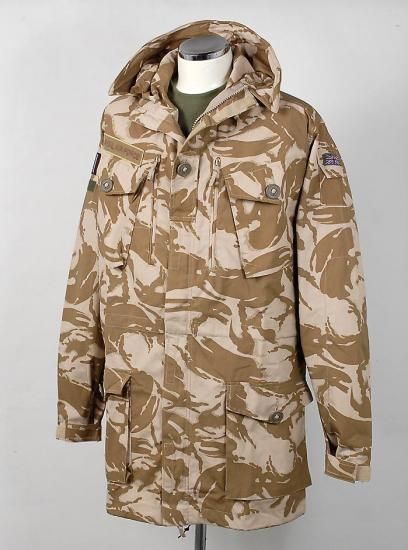 イギリス軍 DPM デザートカモ ウインドプルーフ コンバット スモックパーカー ワッペン付 新品 427NW