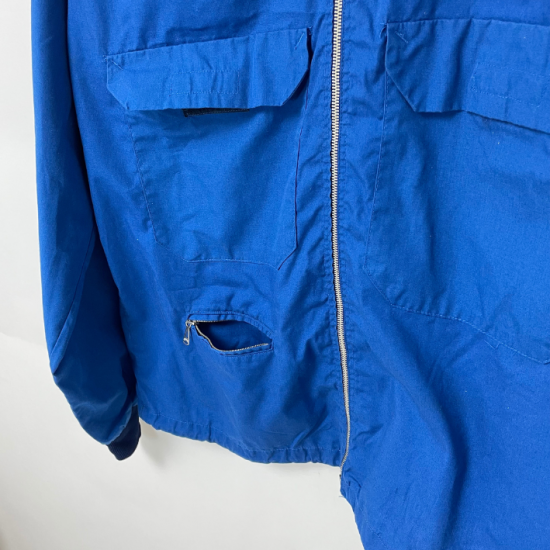スウェーデン軍 ブルー フィジカルトレーニング トラックジャケット USED W15U=